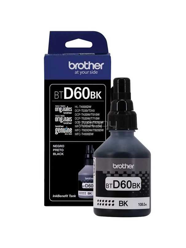 TINTA BROTHER BTD60 BK 1