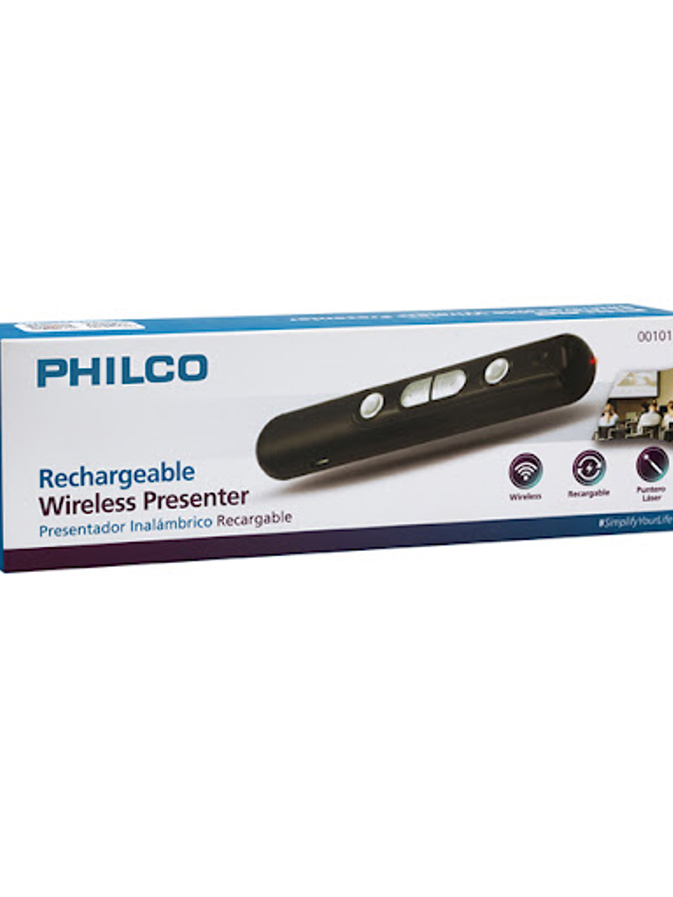 PRESENTADOR INALAMBRICO RECARGABLE PHILCO 1