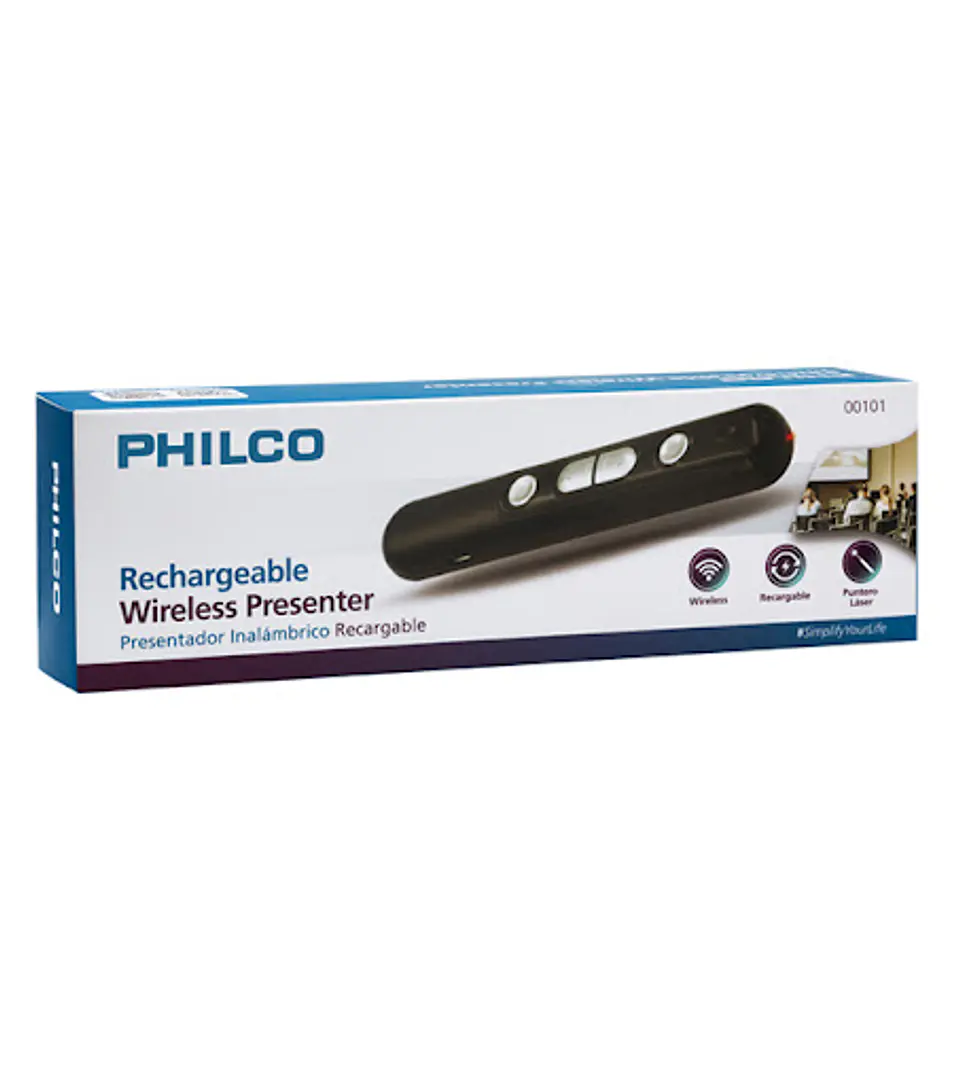 PRESENTADOR INALAMBRICO RECARGABLE PHILCO 1