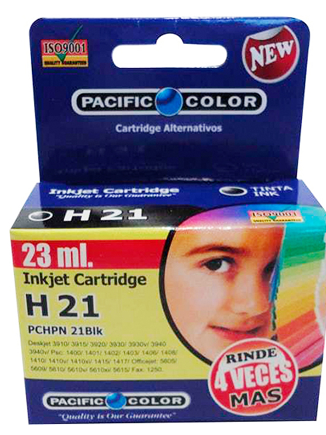 TINTA PACIFIC COLOR 21 BK 1