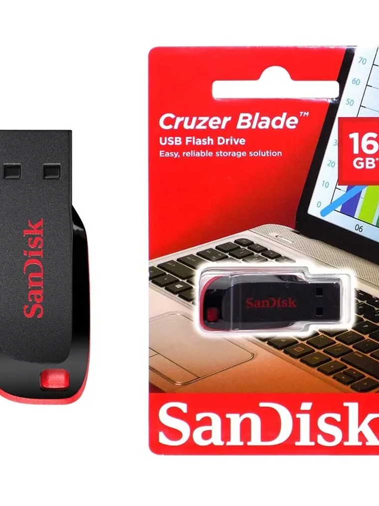 PENDRIVE SANDISK 16 GB USB 2.0 1