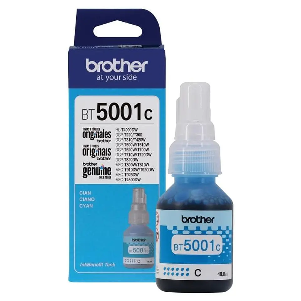 TINTA BROTHER BT5001 CYAN 1