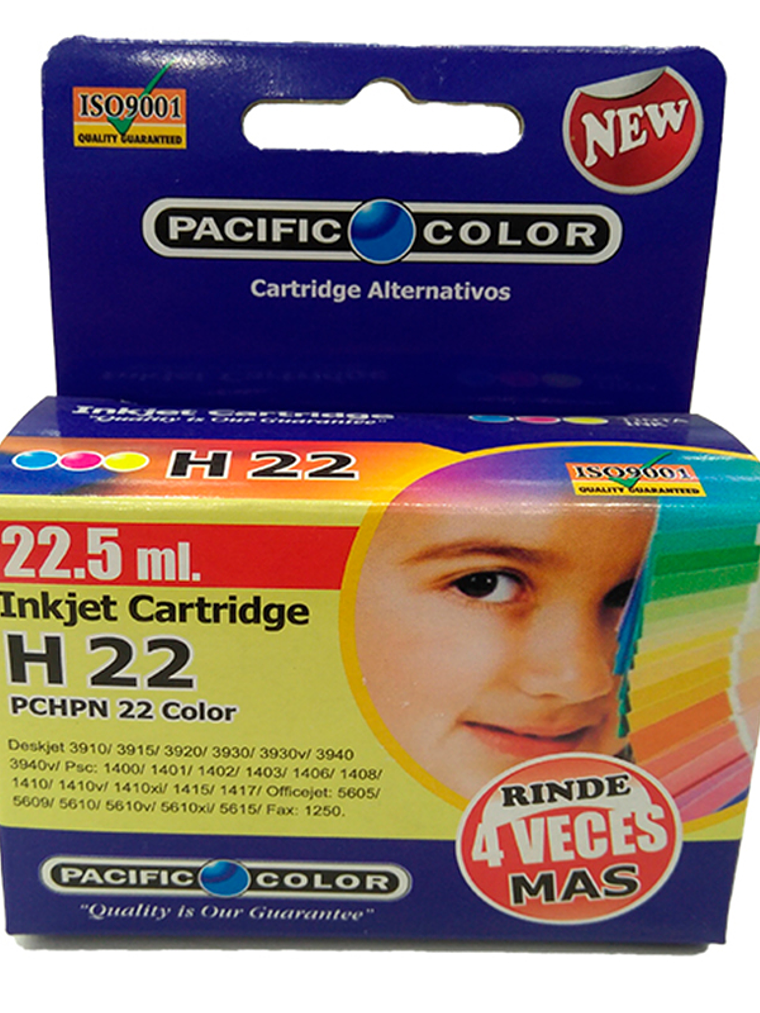 TINTA PACIFIC COLOR 22 COLOR 1