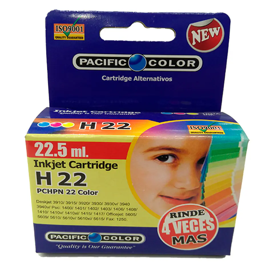 TINTA PACIFIC COLOR 22 COLOR 1