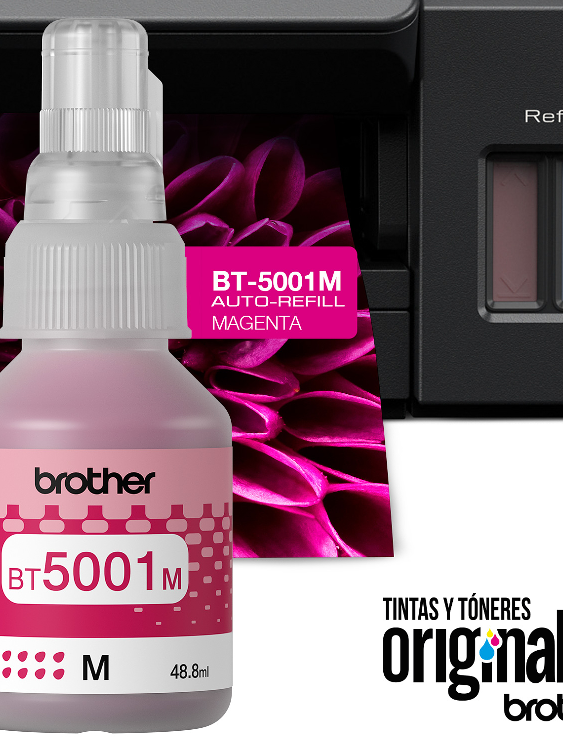 TINTA BROTHER BT5001 MAGENTA 1