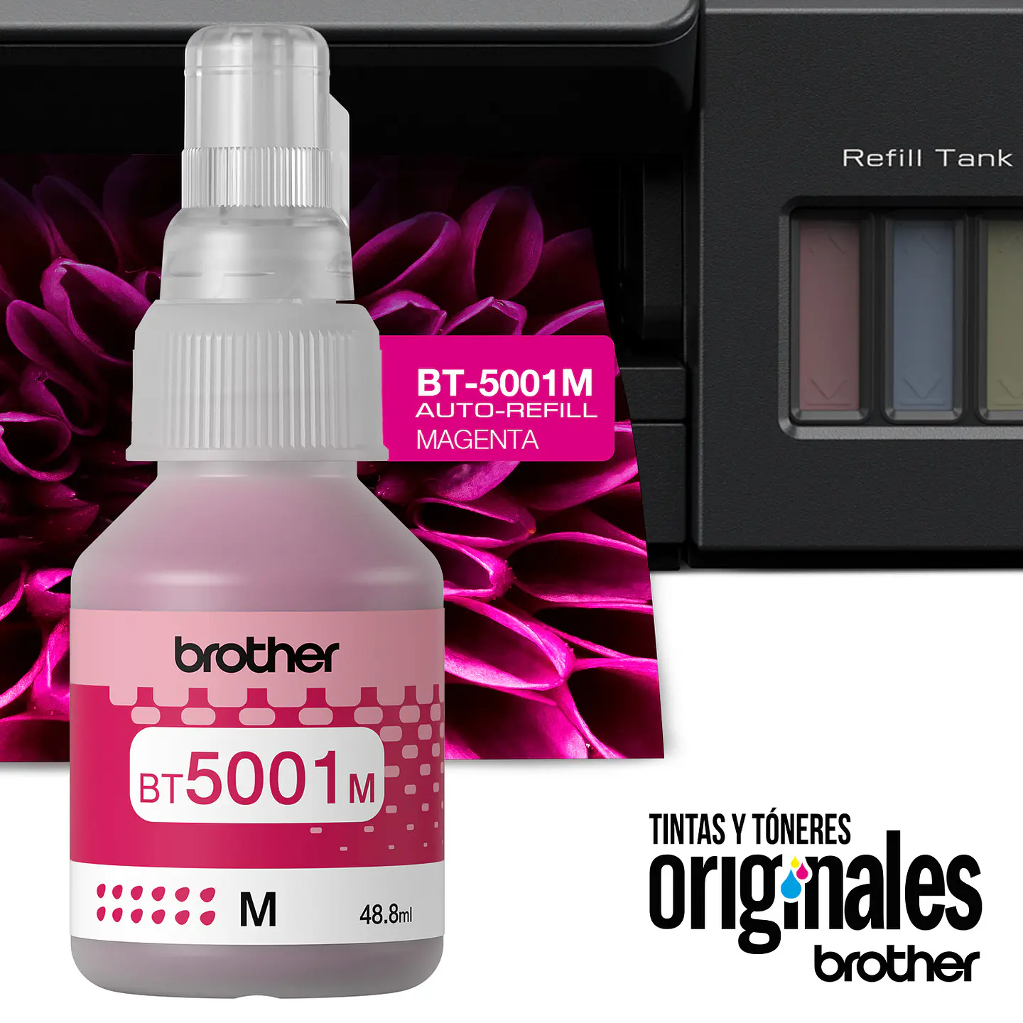 TINTA BROTHER BT5001 MAGENTA 1