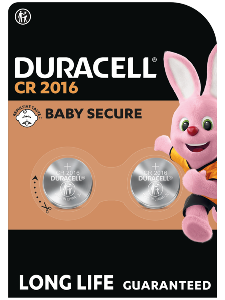 PILA DURACELL CR 2016 1