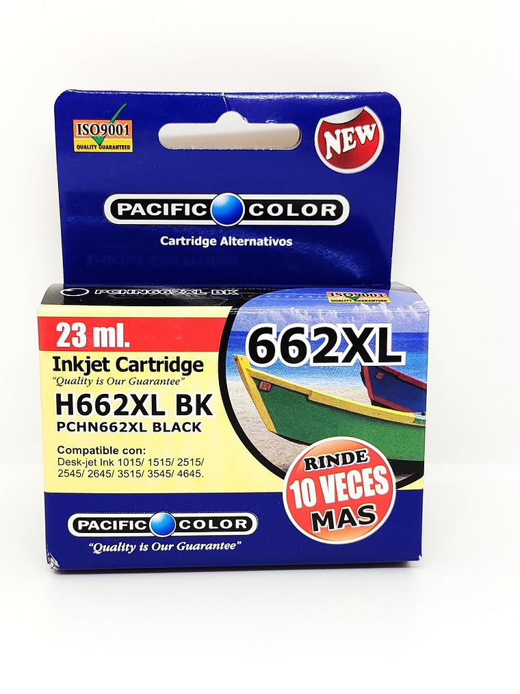 TINTA PACIFIC COLOR 662 BK 1