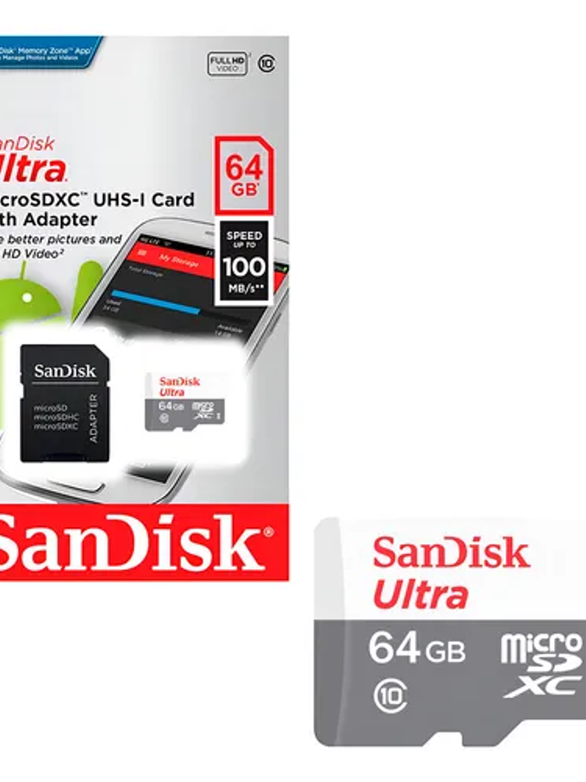 MICRO SD SANDISK ULTRA 64 GB 1