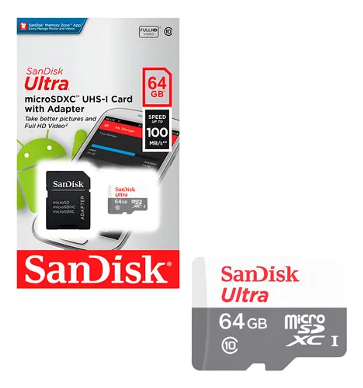 MICRO SD SANDISK ULTRA 64 GB 1