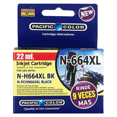 TINTA PACIFIC COLOR 664 BK