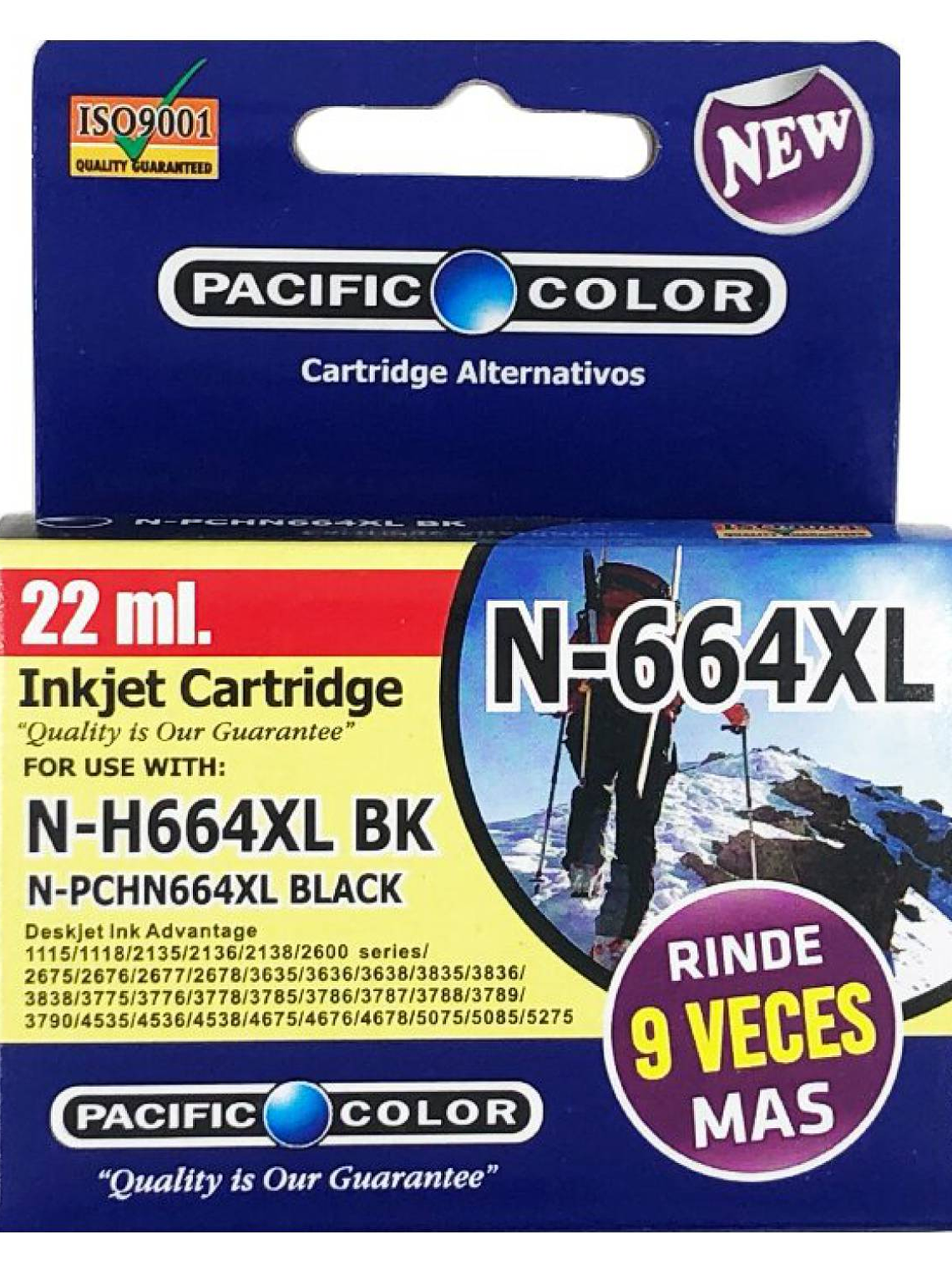 TINTA PACIFIC COLOR 664 BK 1