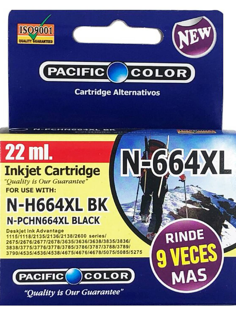 TINTA PACIFIC COLOR 664 BK 1