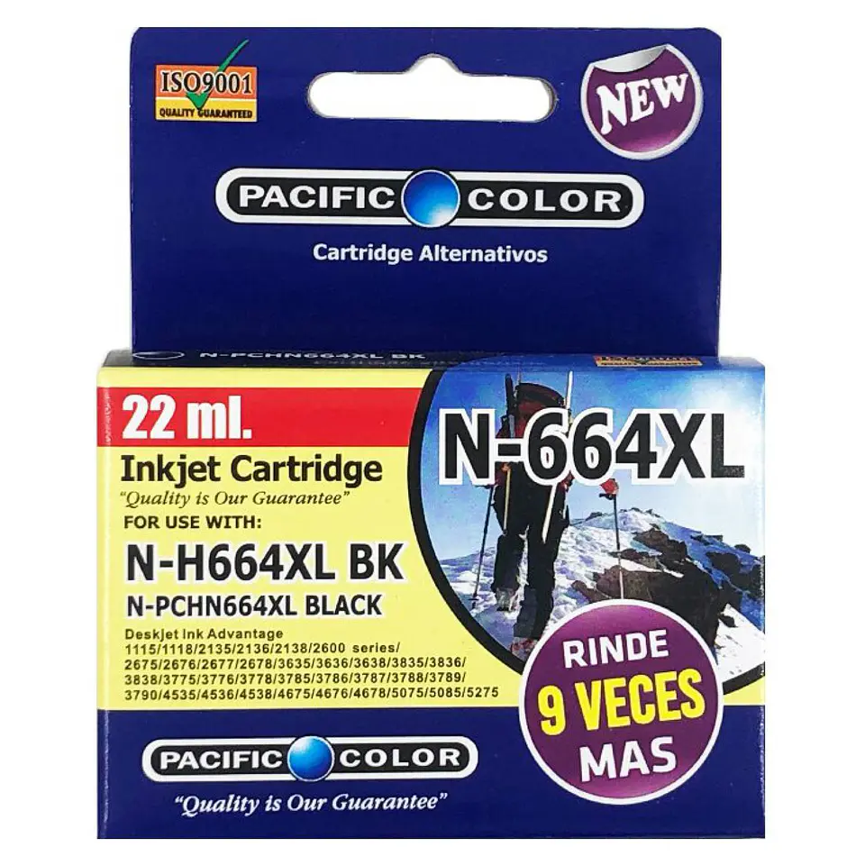 TINTA PACIFIC COLOR 664 BK 1
