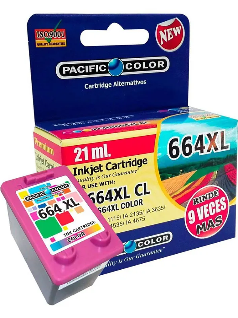 TINTA PACIFIC COLOR 664 COLOR 1