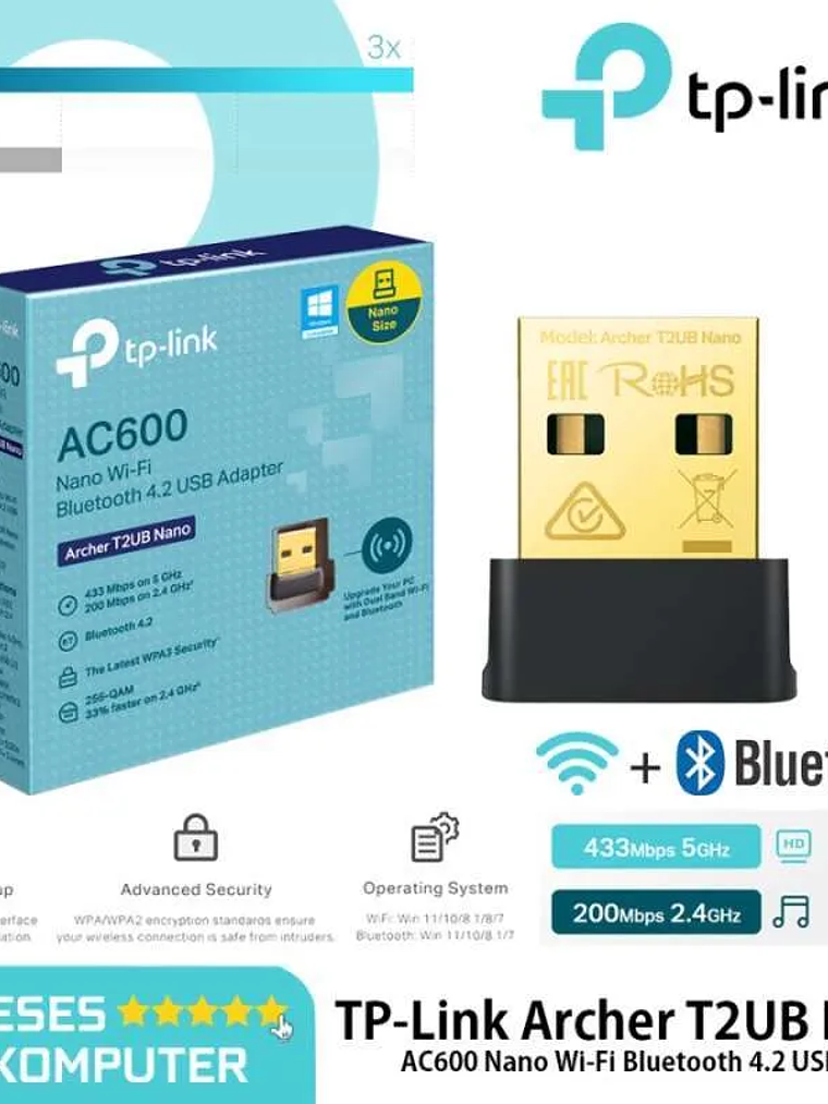 ADAPTADOR WIFI AC600 TP-LINK 1