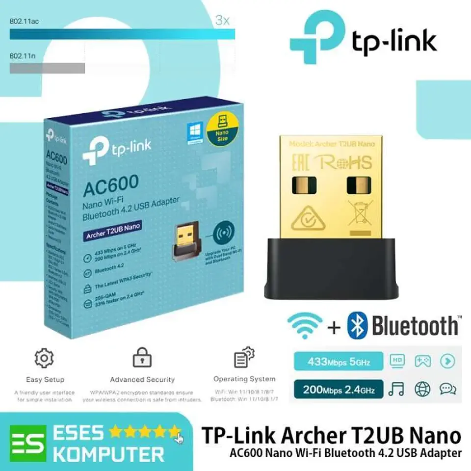 ADAPTADOR WIFI AC600 TP-LINK 1