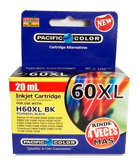TINTA PACIFIC COLOR 60 BK