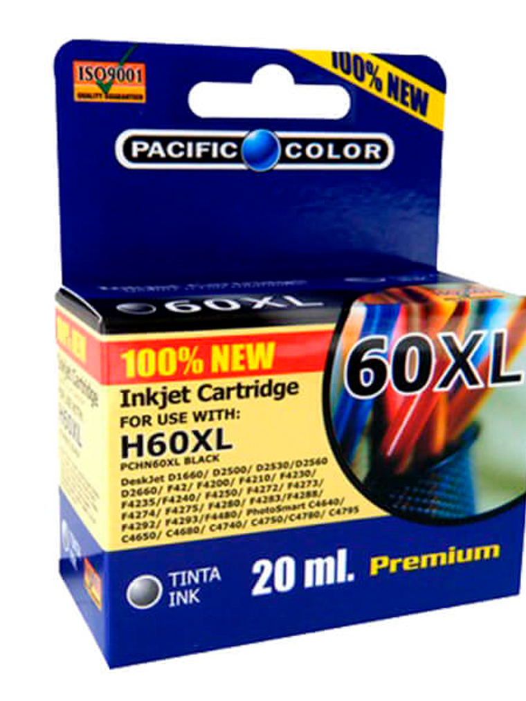 TINTA PACIFIC COLOR 60 COLOR 1