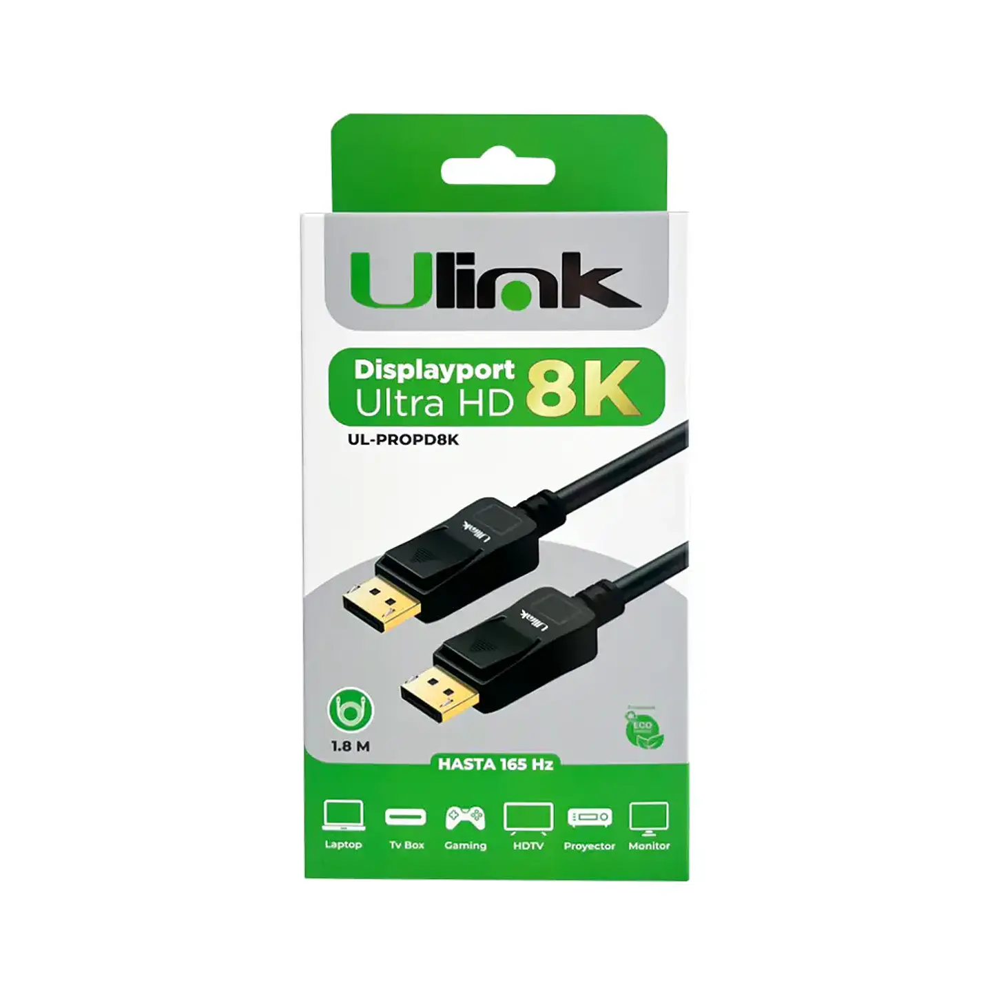 CABLE DISPLAYPORT - DISPLAYPORT 8K ULINK 1