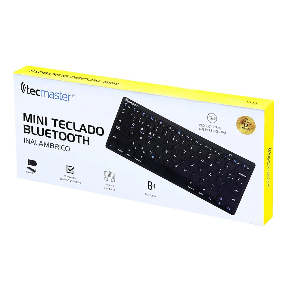 TECLADO BLUETOOTH TECMASTER  1