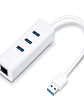 ADAPTADOR USB 3.0 A RED + HUB TP LINK - Miniatura 2