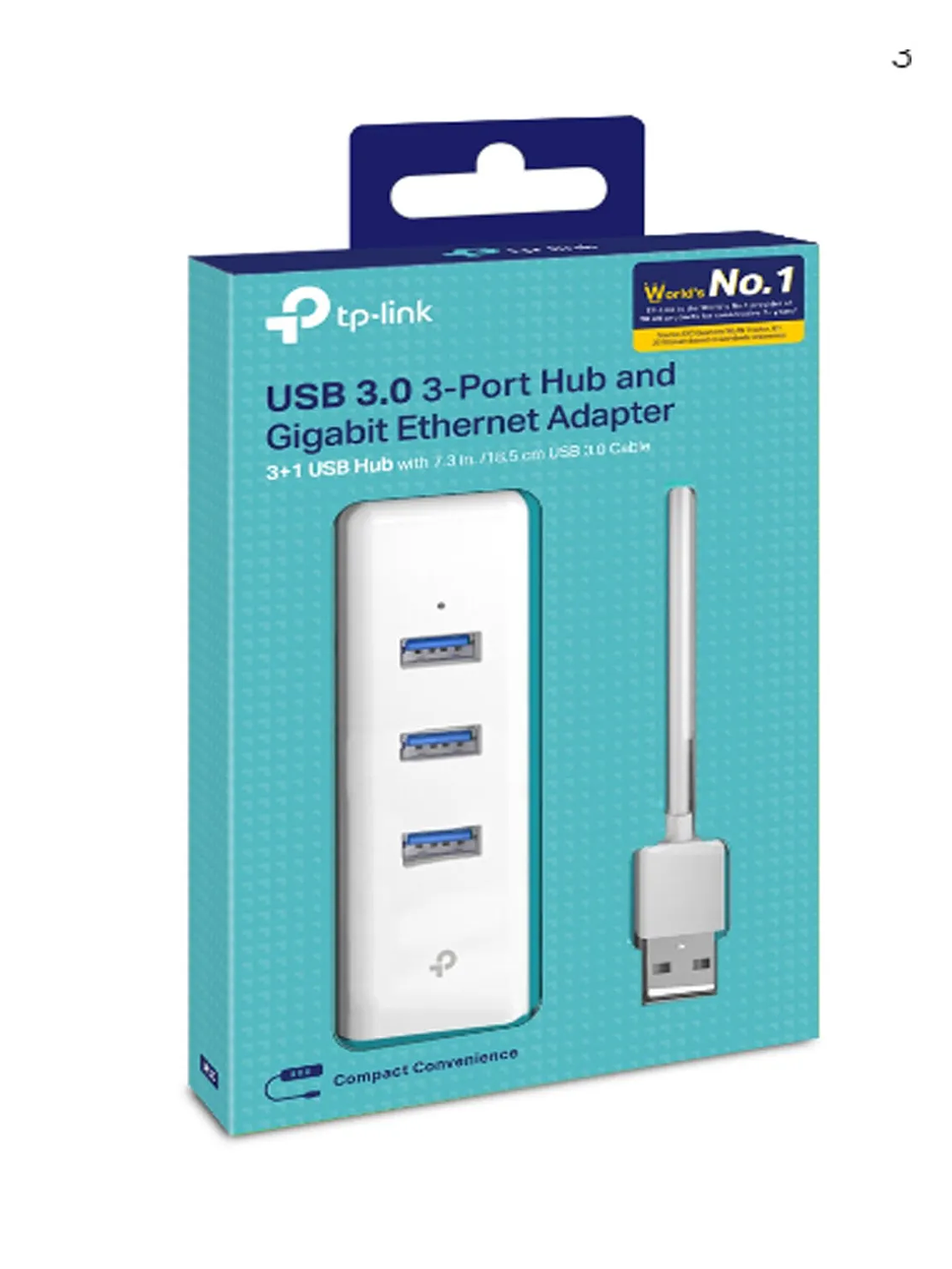ADAPTADOR USB 3.0 A RED + HUB TP LINK 3