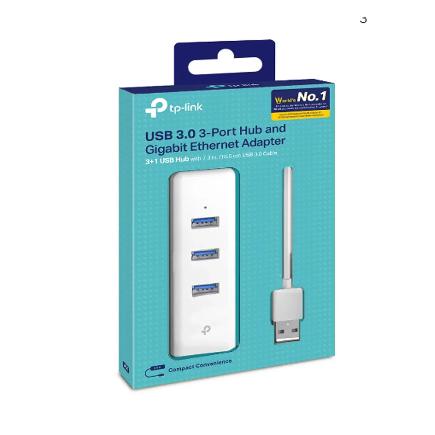 ADAPTADOR USB 3.0 A RED + HUB TP LINK 3