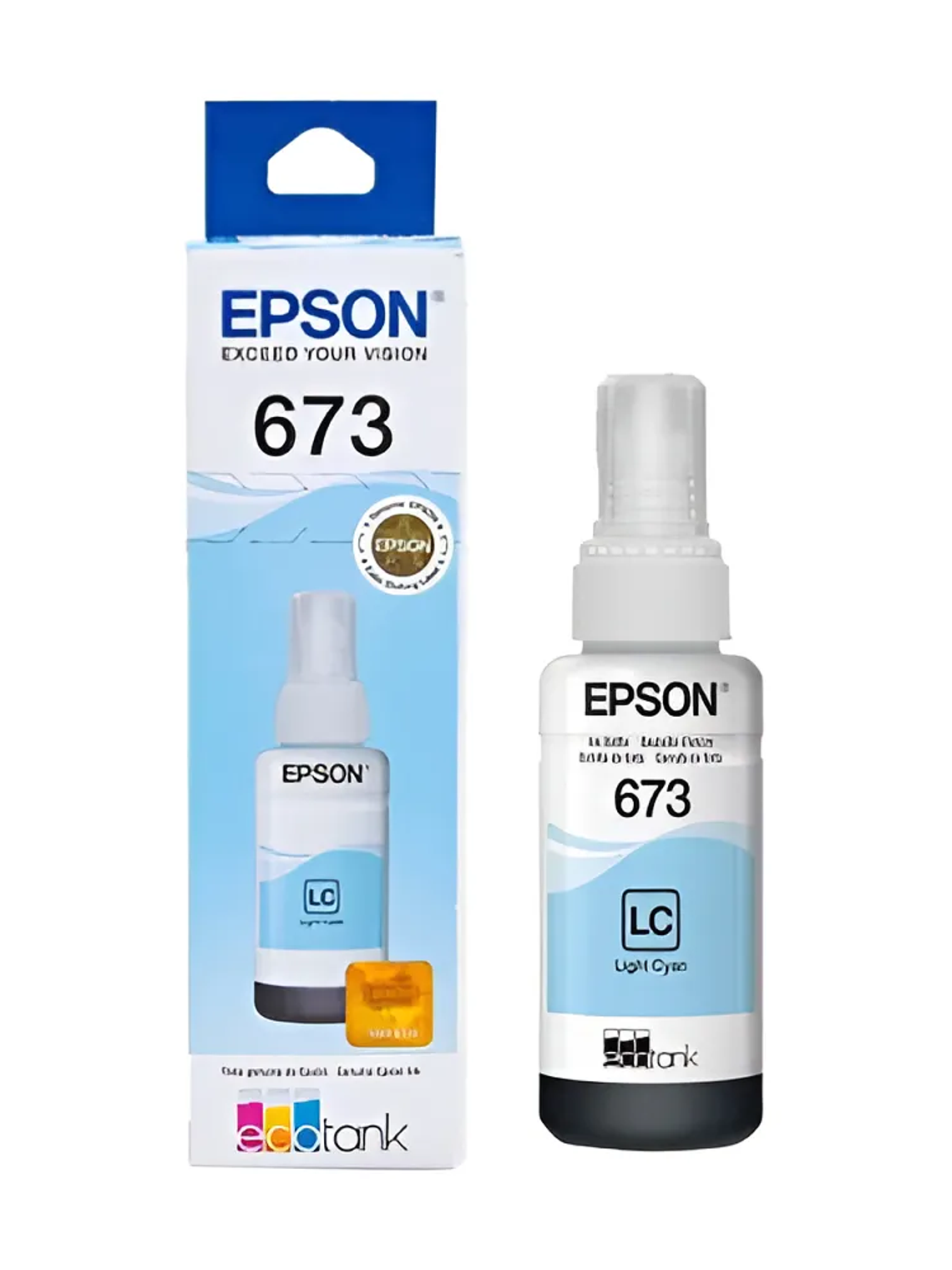 TINTA EPSON 673 LIGHT CYAN 1