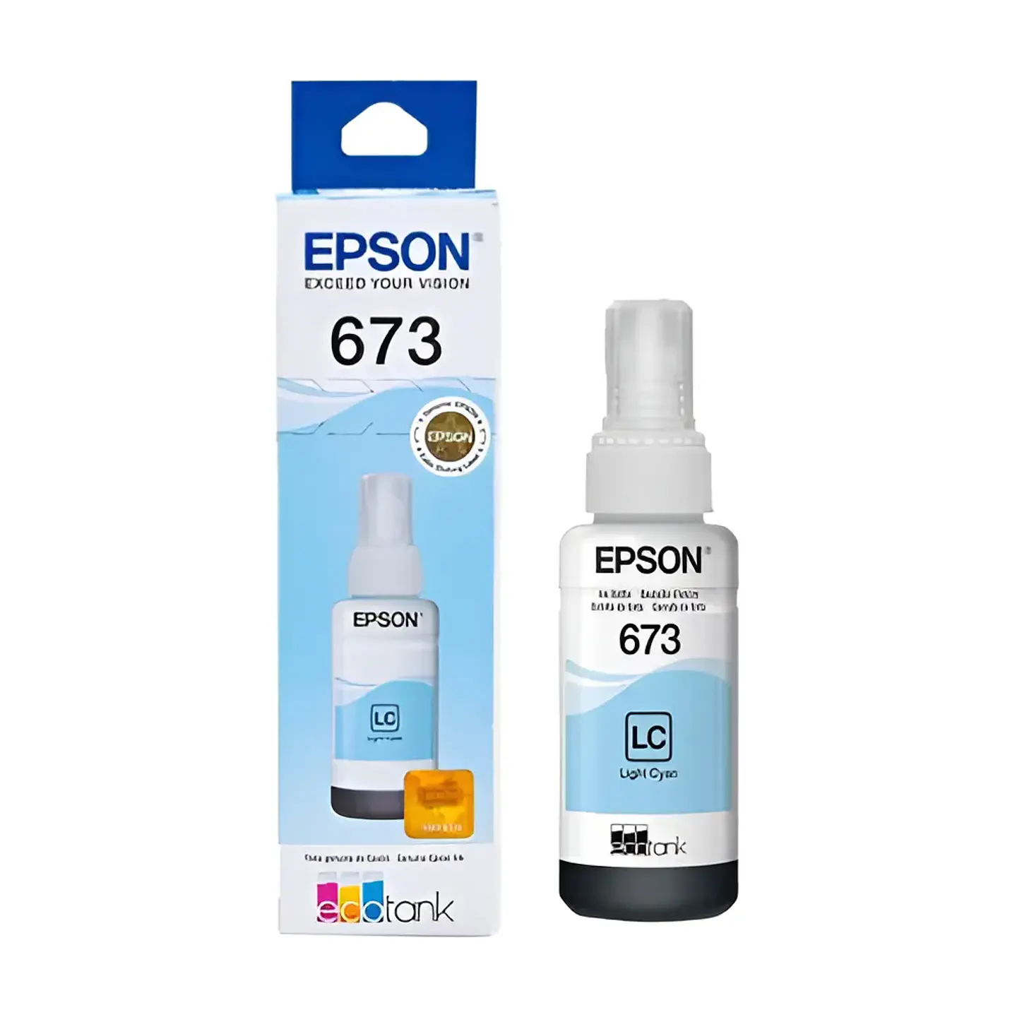 TINTA EPSON 673 LIGHT CYAN 1