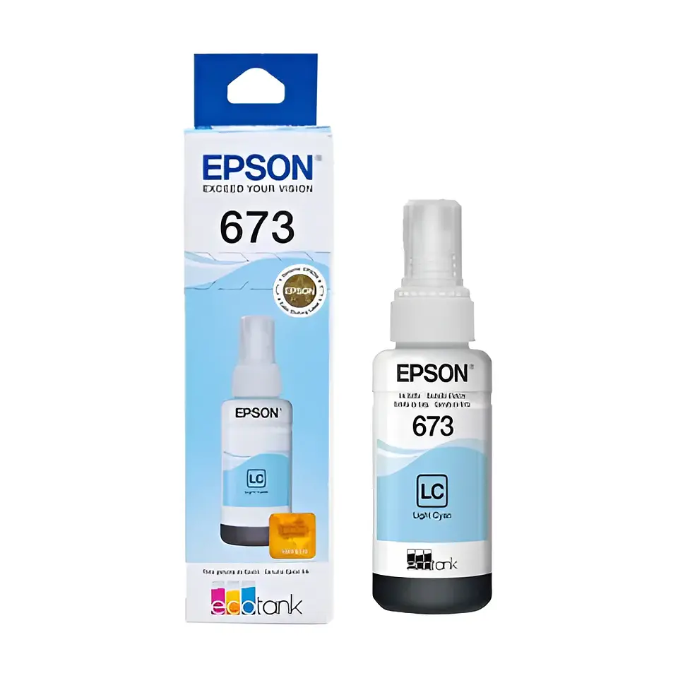 TINTA EPSON 673 LIGHT CYAN 1