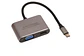 TECMASTER ADAPTADOR TIPO-C 3.1 A VGA + HDMI 4K@60HZ, CARCASA ALUMINIO, GRIS/NEGRO - Miniatura 3