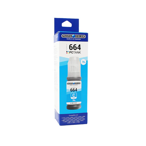 BOTELLA TINTA COMPATIBLE EPSON T664C – CYAN