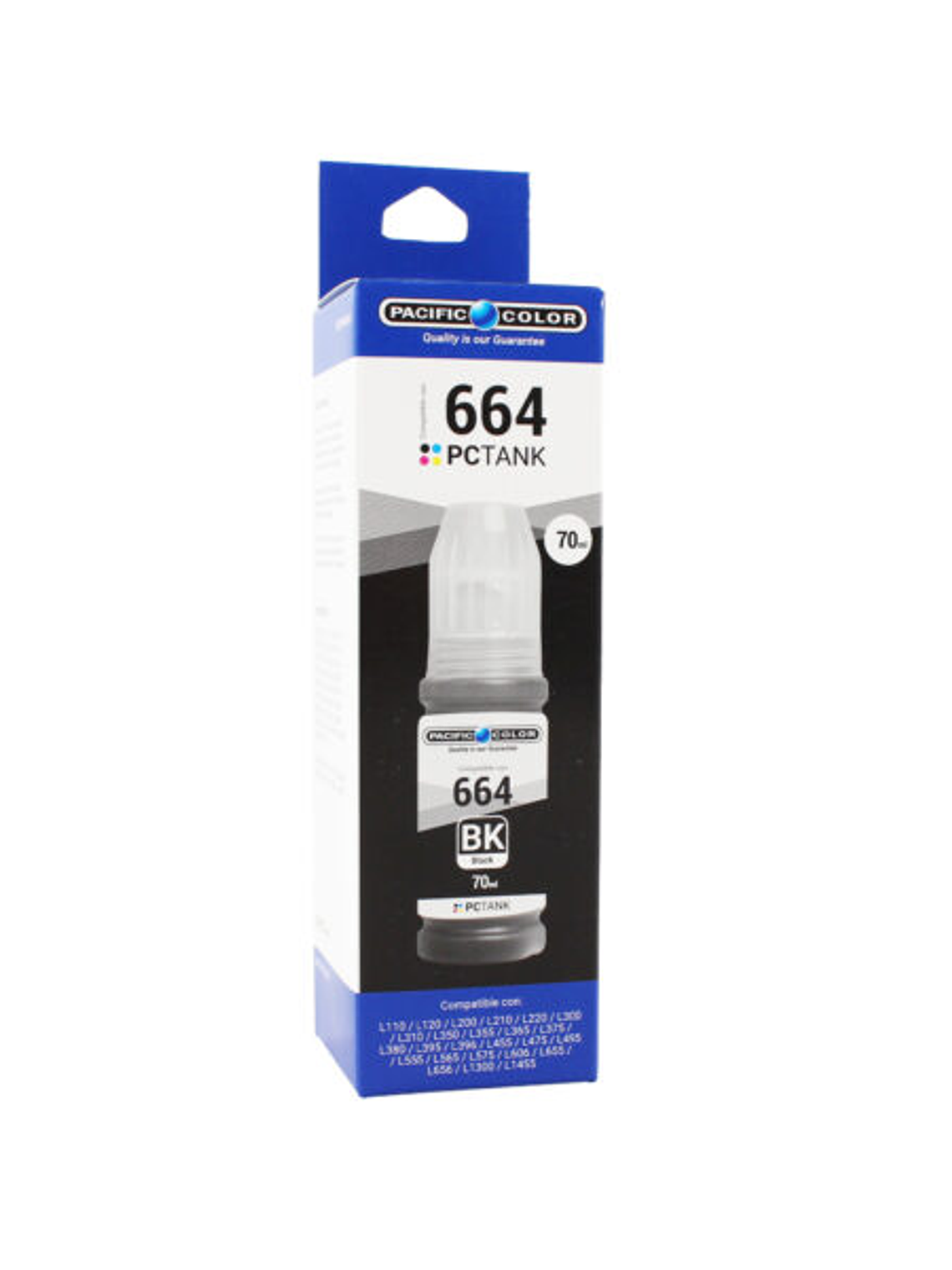 BOTELLA TINTA COMPATIBLE EPSON T664BLACK – BLACK 1
