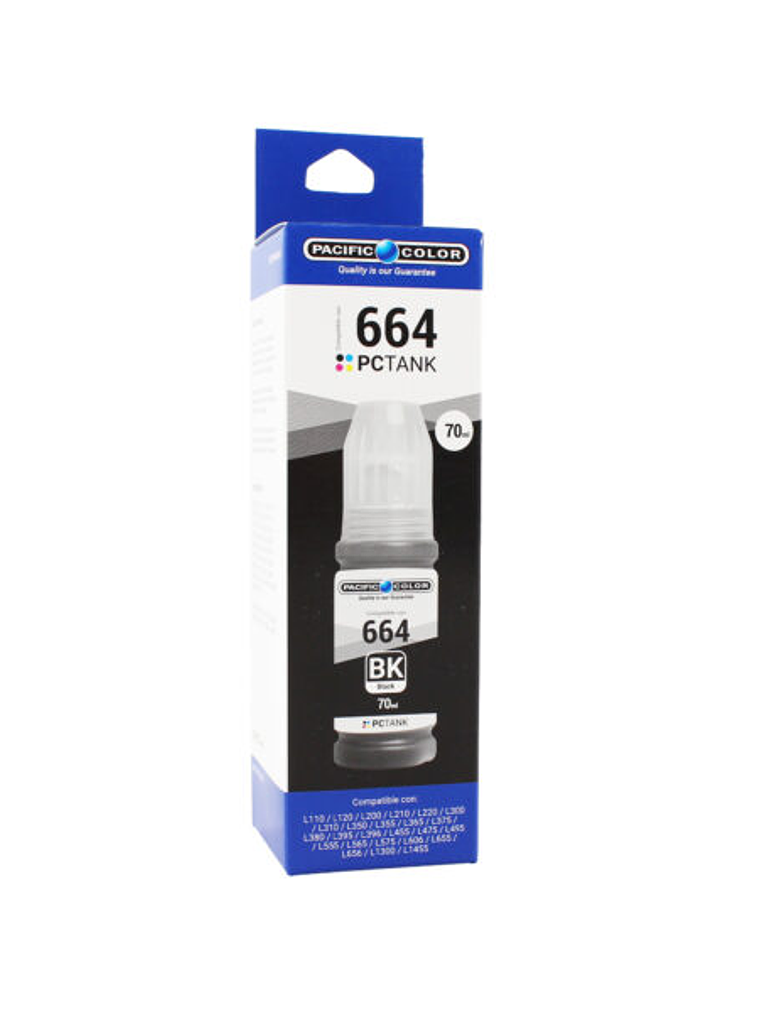 BOTELLA TINTA COMPATIBLE EPSON T664BLACK – BLACK 1