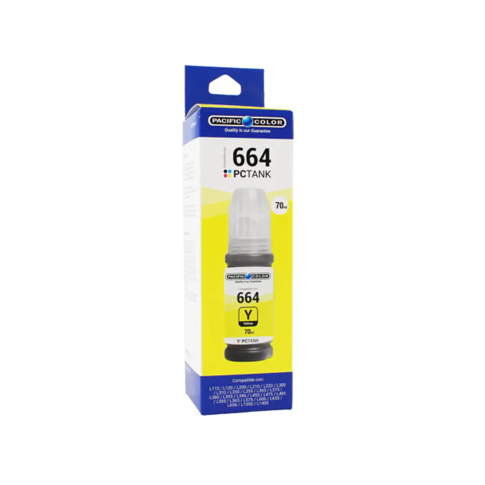 BOTELLA TINTA COMPATIBLE EPSON T664Y – YELLOW 1