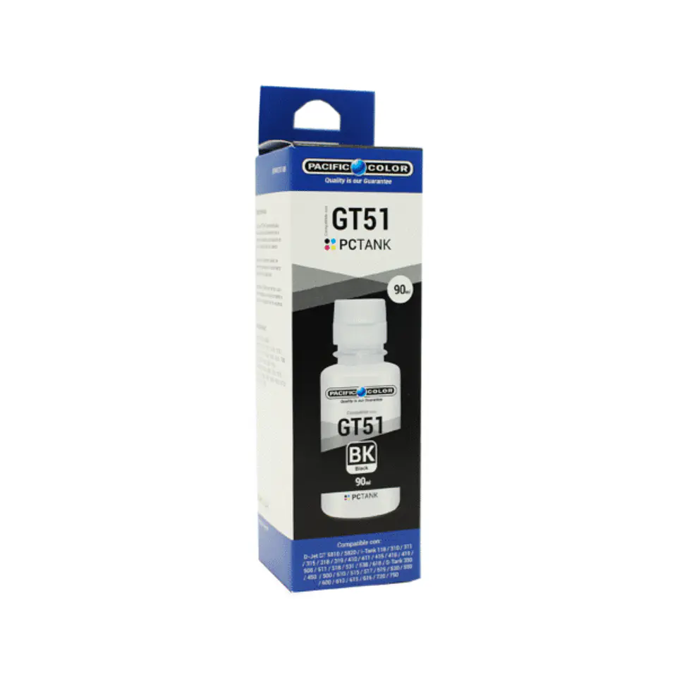 BOTELLA TINTA COMPATIBLE GT51BLACK – BLACK 1