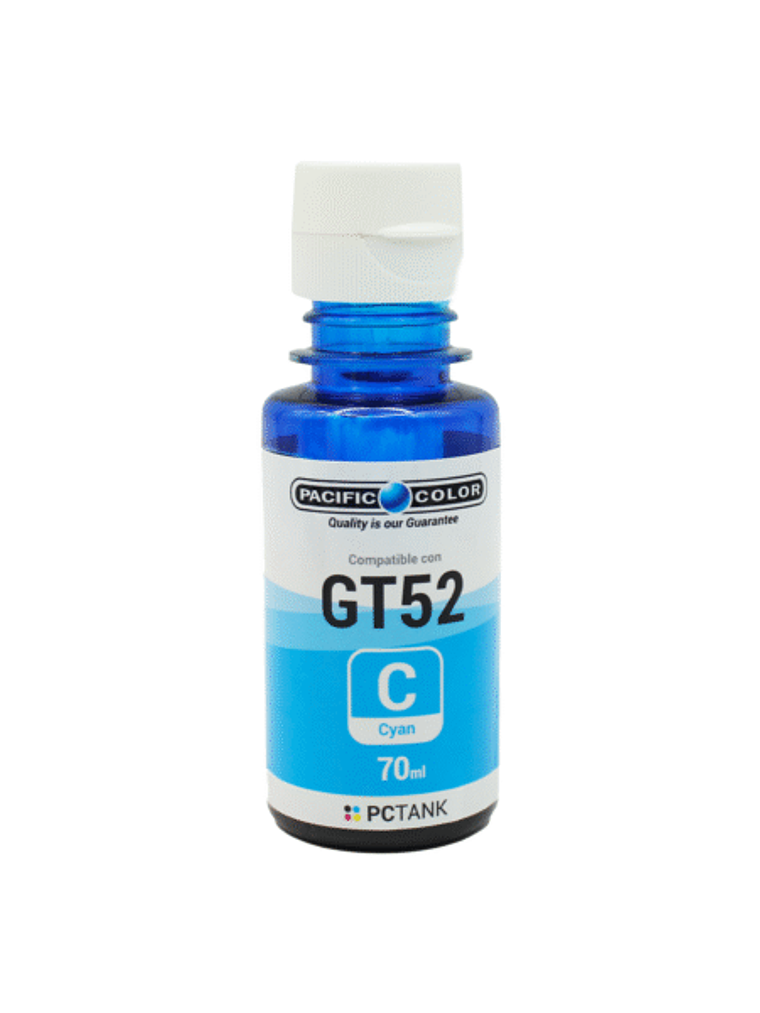 BOTELLA TINTA COMPATIBLE GT52C – CYAN 1