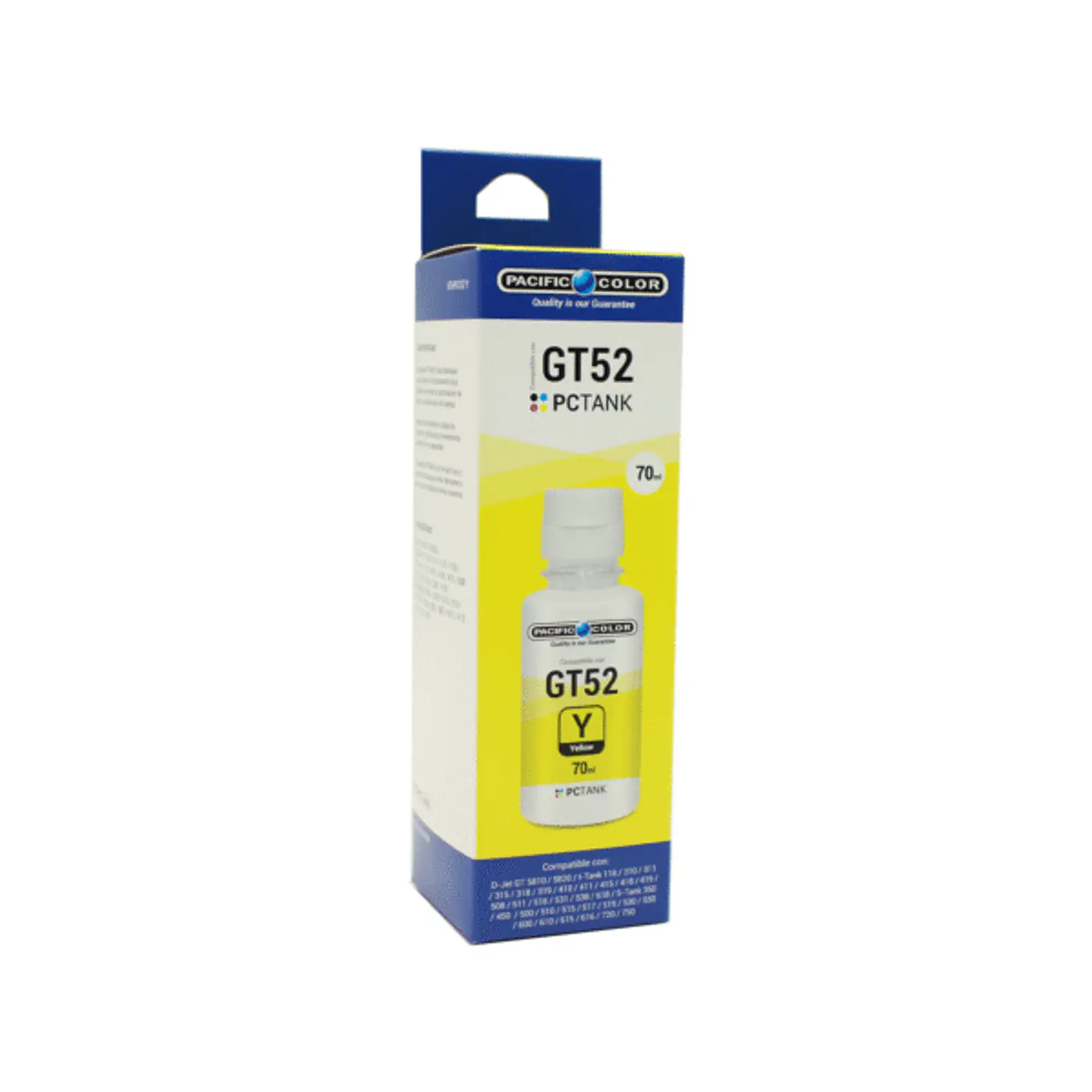 BOTELLA TINTA COMPATIBLE GT52Y – YELLOW 1