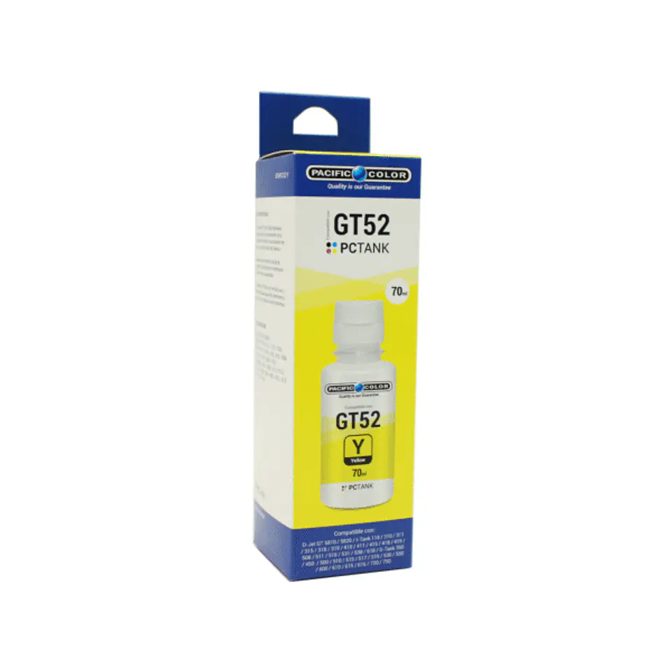 BOTELLA TINTA COMPATIBLE GT52Y – YELLOW 1