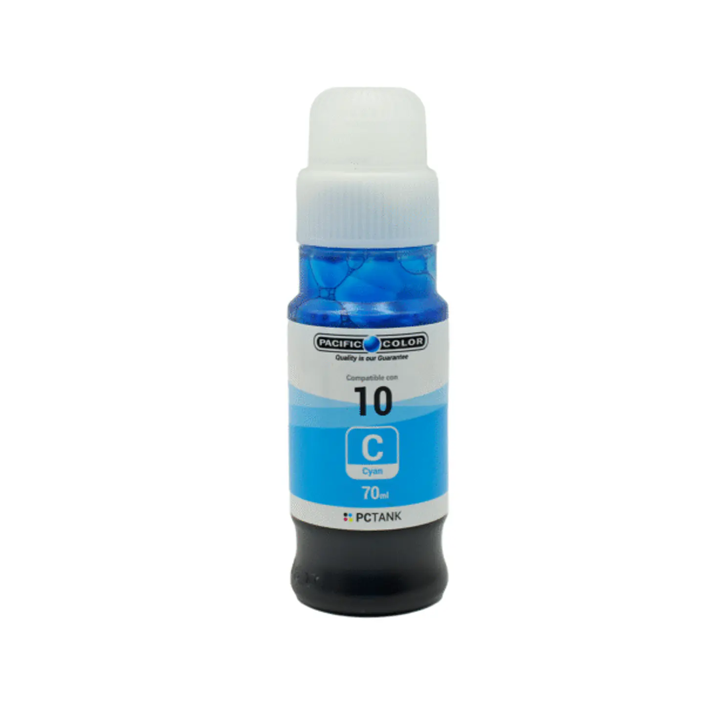 BOTELLA TINTA COMPATIBLE CANON GI-10C – CYAN 1