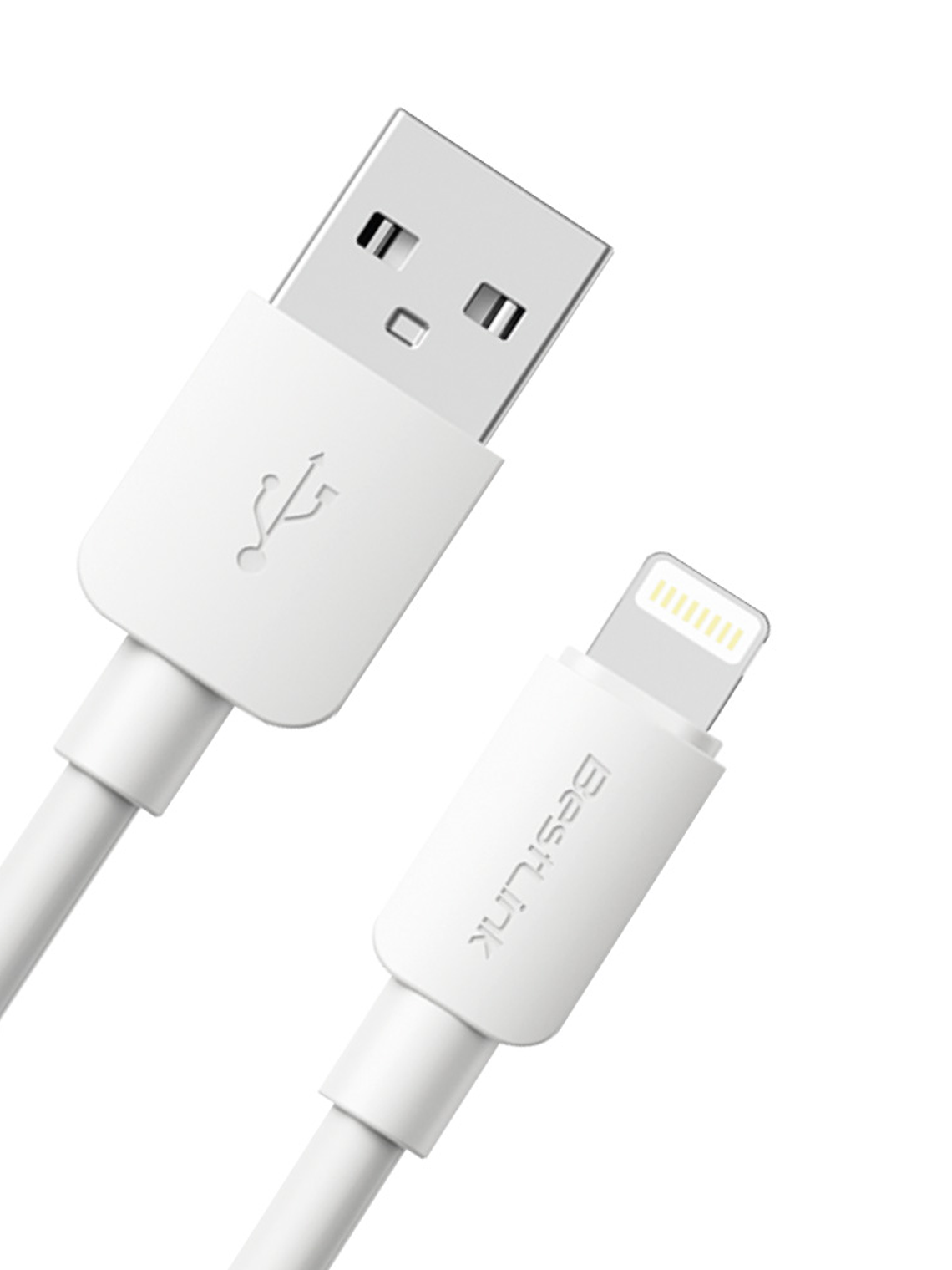 Cable de carga USB-A a Lightning 2.4A PVC 1M 1