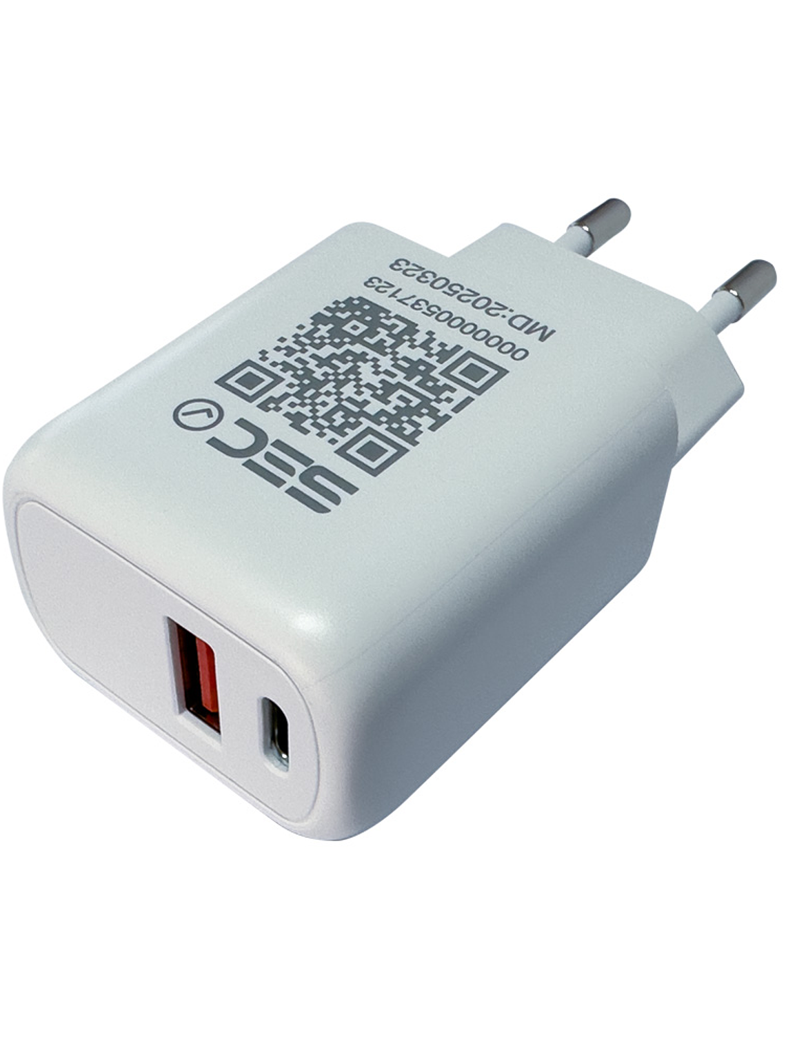 TECMASTER CARGADOR QUICK CHARGE 30W, PUERTOS USB-A Y TIPO-C PD 3.0 1