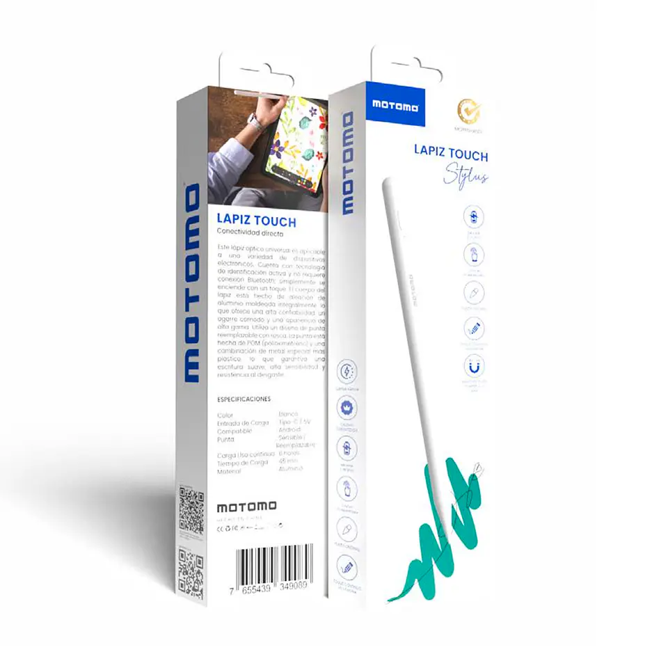 Lápiz Pencil Tactil Motomo Touch Stylus Android 1