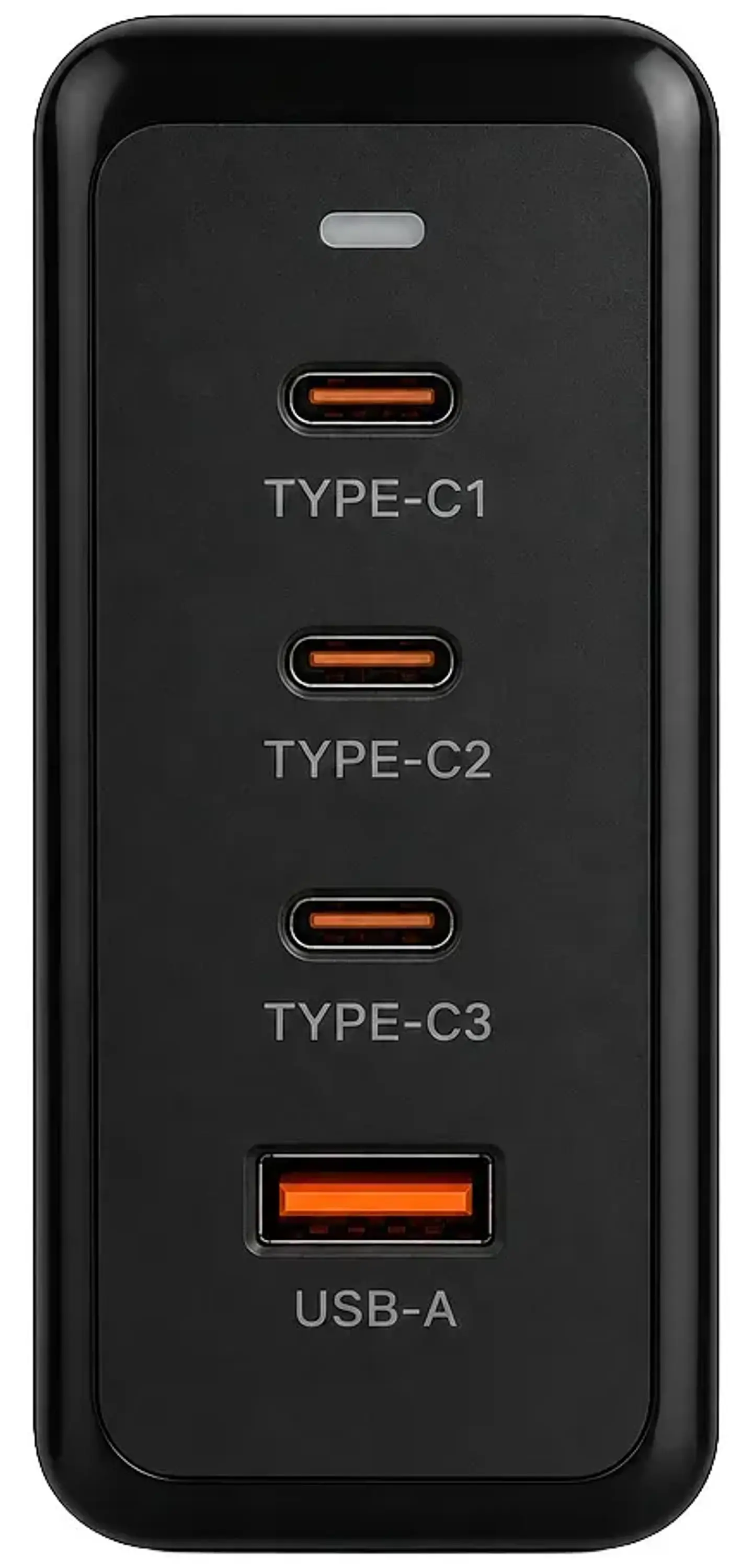 Cargador Rápido Motomo 100w Gan Cuádruple + Cable Tipo C Negro 2