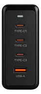 Cargador Rápido Motomo 100w Gan Cuádruple + Cable Tipo C Negro - Miniatura 2