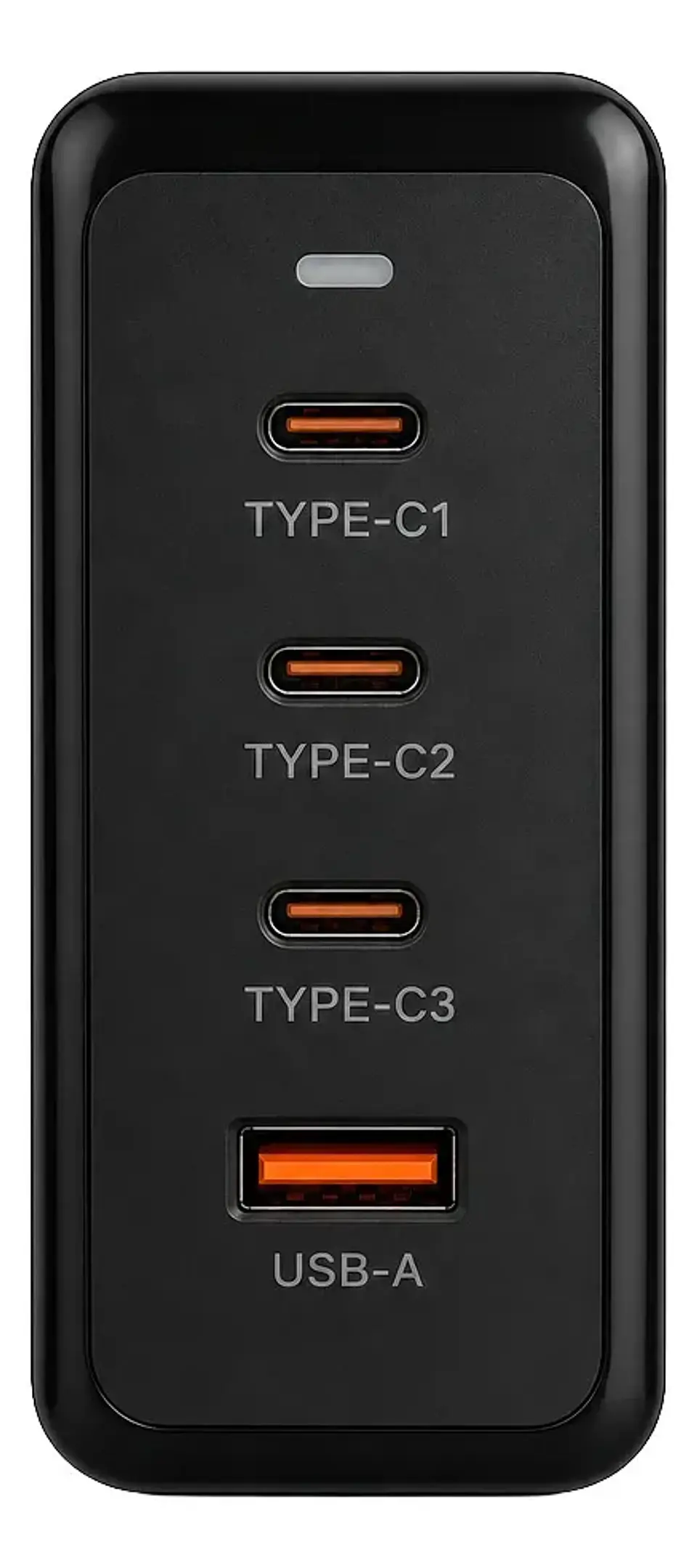 Cargador Rápido Motomo 100w Gan Cuádruple + Cable Tipo C Negro 2