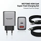 Cargador Carga Súper Rápida 45w - Motomo Tipo C - Miniatura 3