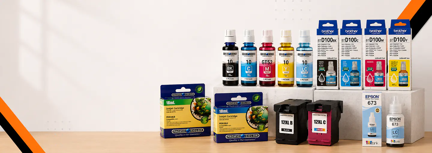 Tintas, tóner y suministros