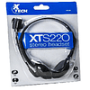 Audífonos Xtech XTS-220 Negro Con Microfono